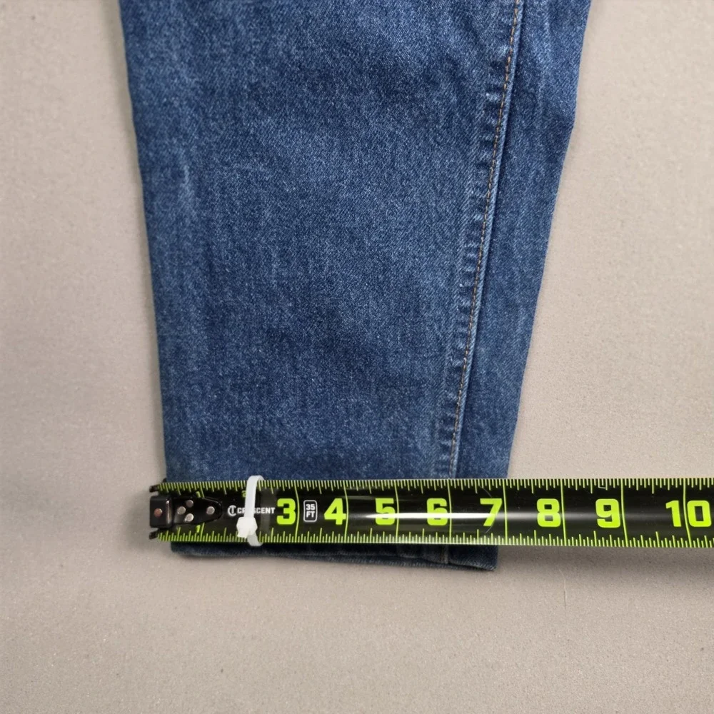 Vintage Levis 505 Orange Tab Jeans Mens 29 Made USA Straight Blue Denim 28x30